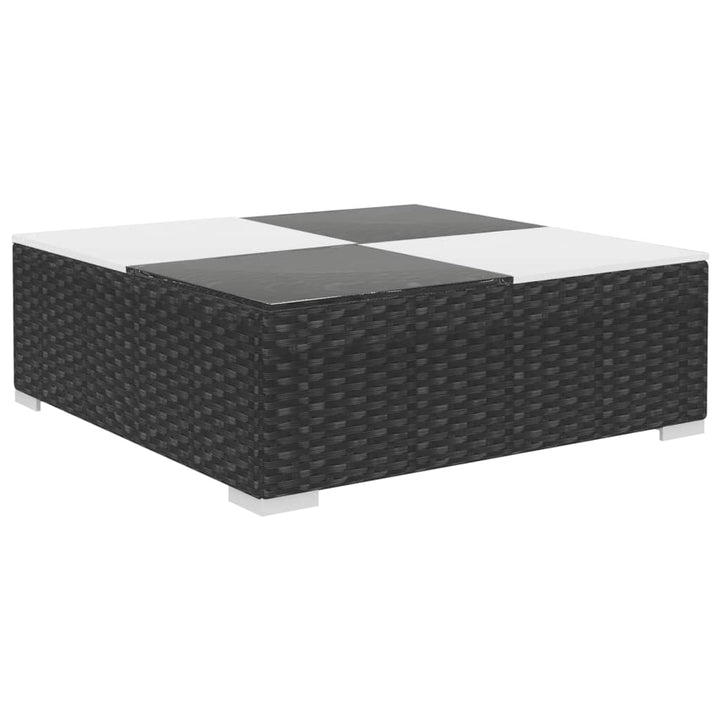 Set Mobilier De Grădină Cu Perne, 8 Piese, , Poliratan