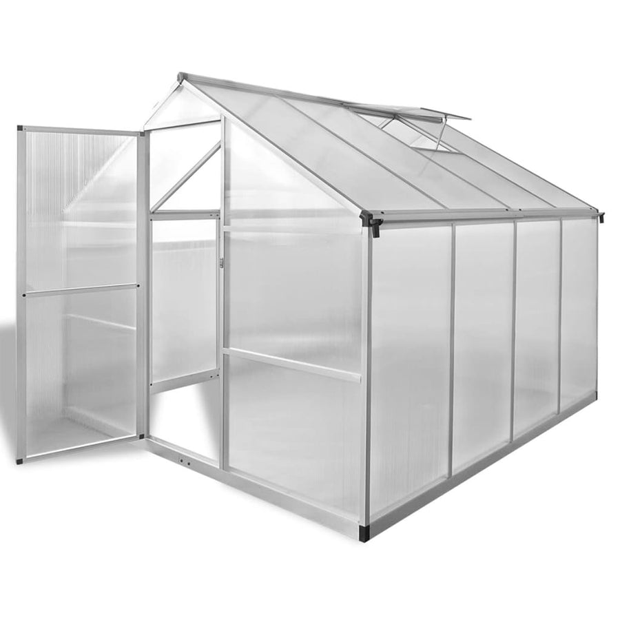 Seră Din Aluminiu Ranforsat Cu Cadru La Bază, 6,05 M²