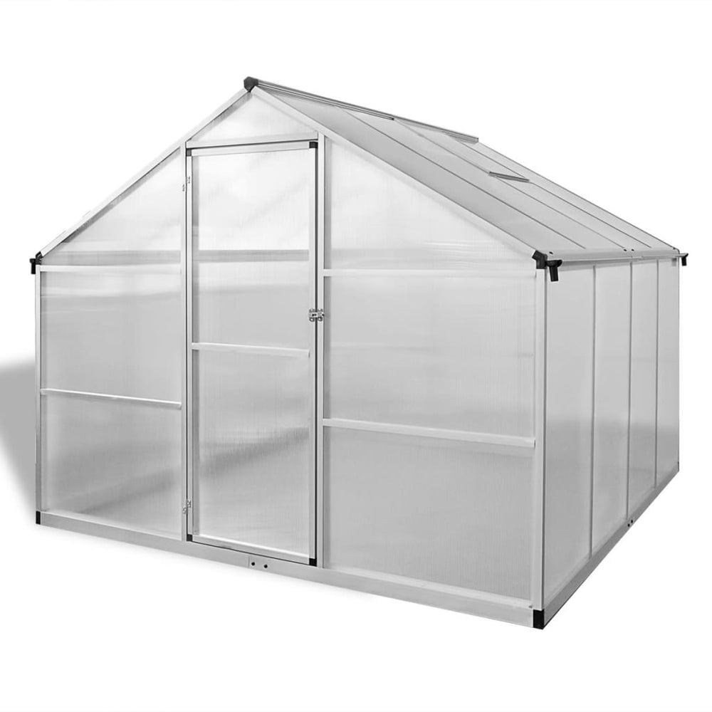 Seră Din Aluminiu Ranforsat Cu Cadru La Bază, 6,05 M²