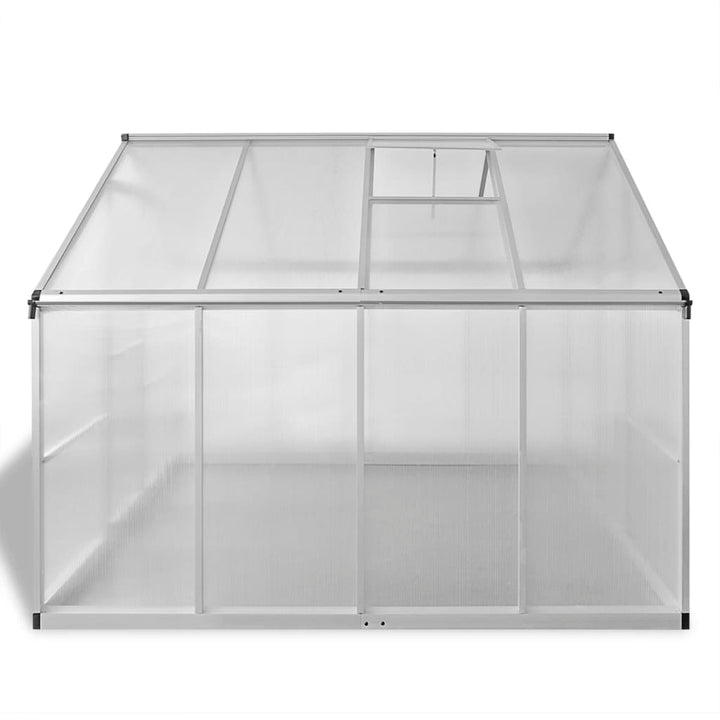 Seră Din Aluminiu Ranforsat Cu Cadru La Bază, 6,05 M²