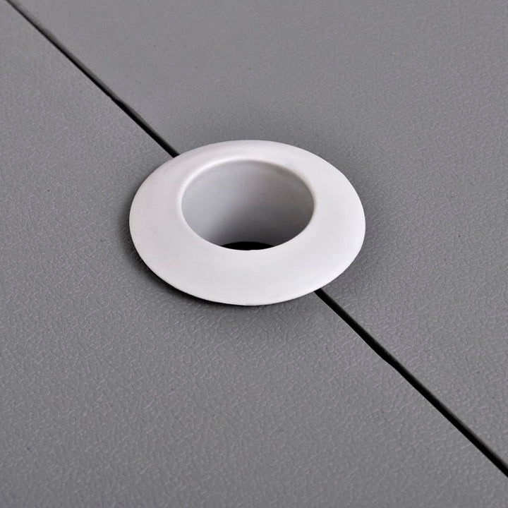 Set Pliabil Pentru Camping Cu Masă Și 4 Scaune Din Aluminiu Ușor, Gri