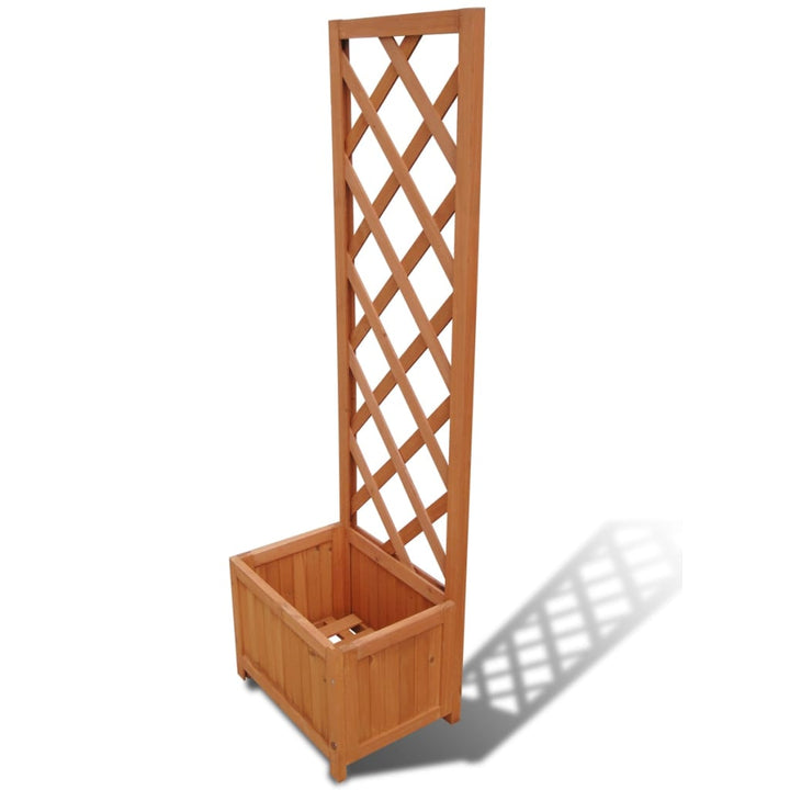 Jardinieră Cu Spalier, , Lemn Masiv De Brad