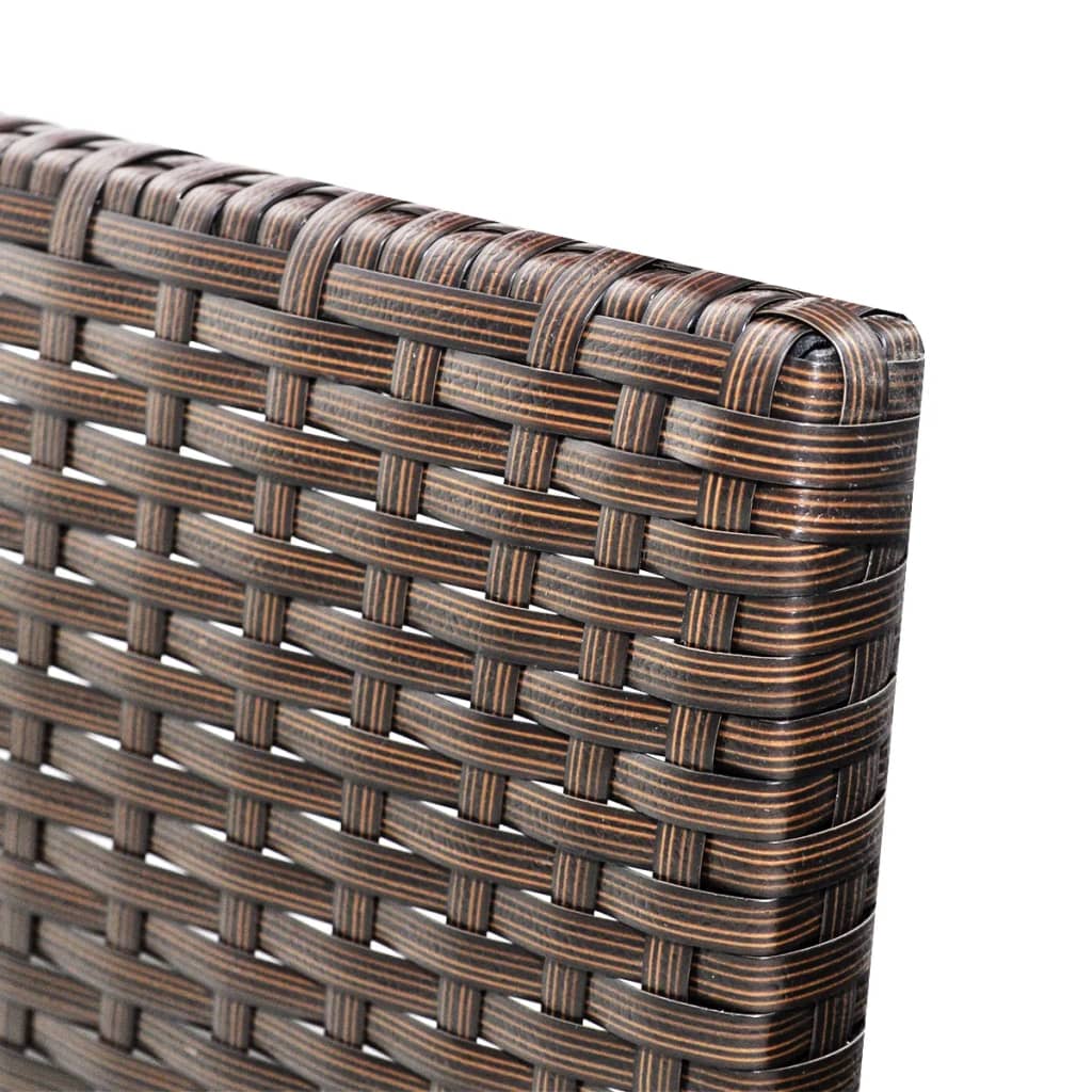 Set Mobilier De Grădină Cu Perne, 3 Piese, , Poliratan