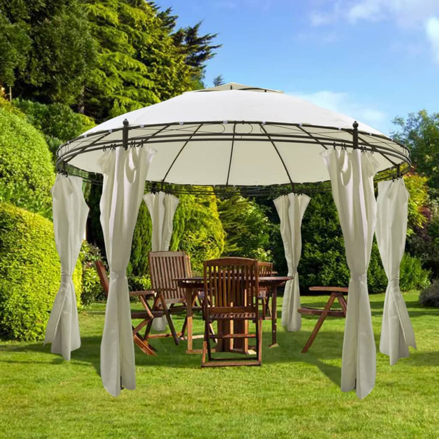 Pavilion Cu Perdele, 3,5 X 2,7 M, Rotund