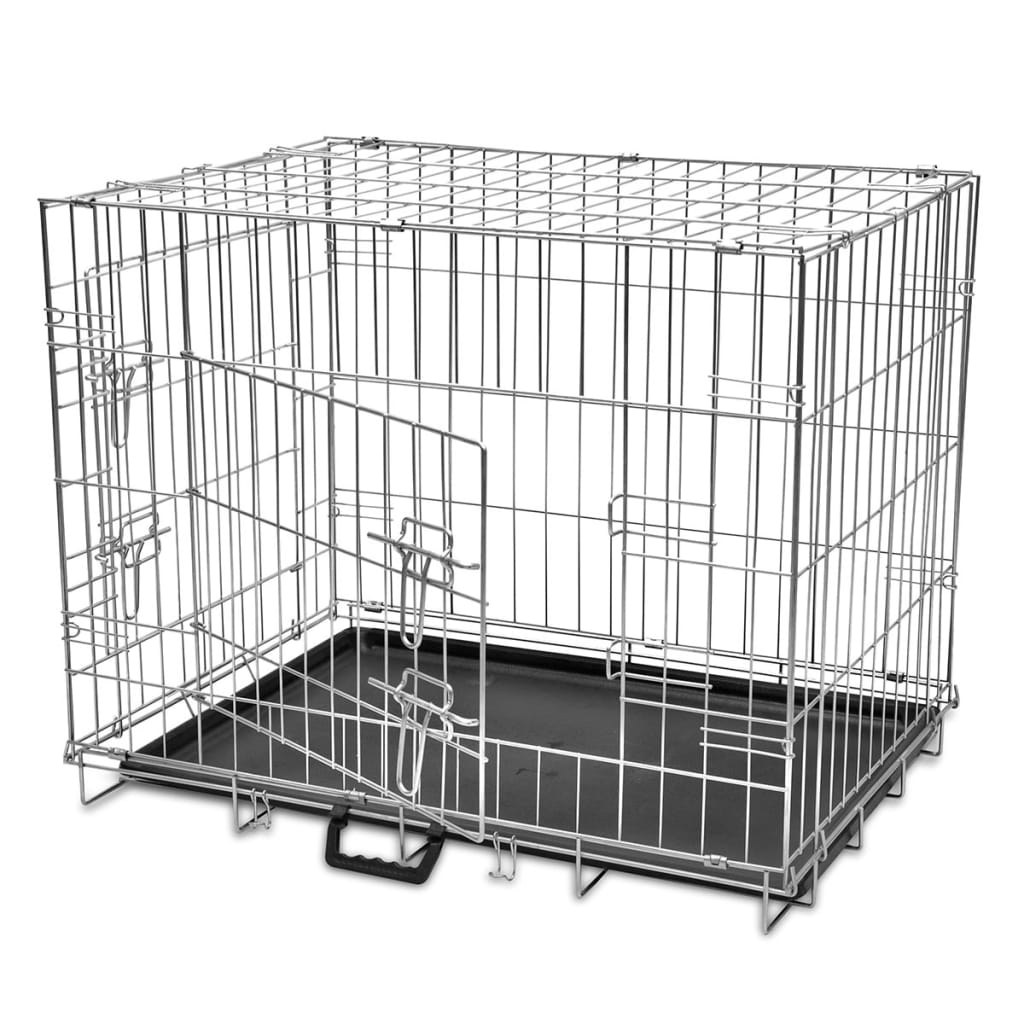Cușcă Pentru Câini Pliabilă, Metal,