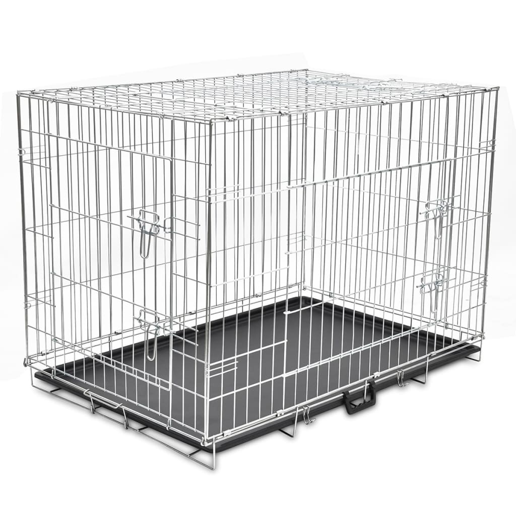 Cușcă Pentru Câini Pliabilă, Metal,