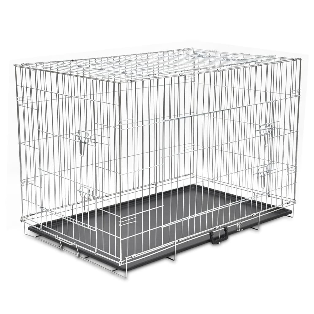 Cușcă Pentru Câini Pliabilă, Metal,