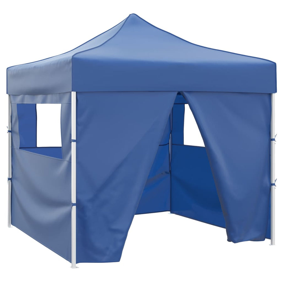 41466  Blue Foldable Tent 3 X 3 M With 4 Walls