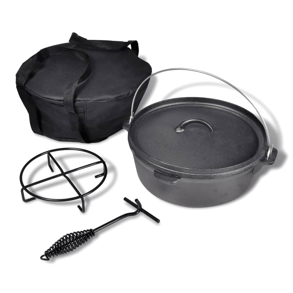 Cratiță Din Fontă Cu Accesorii 11,3 L