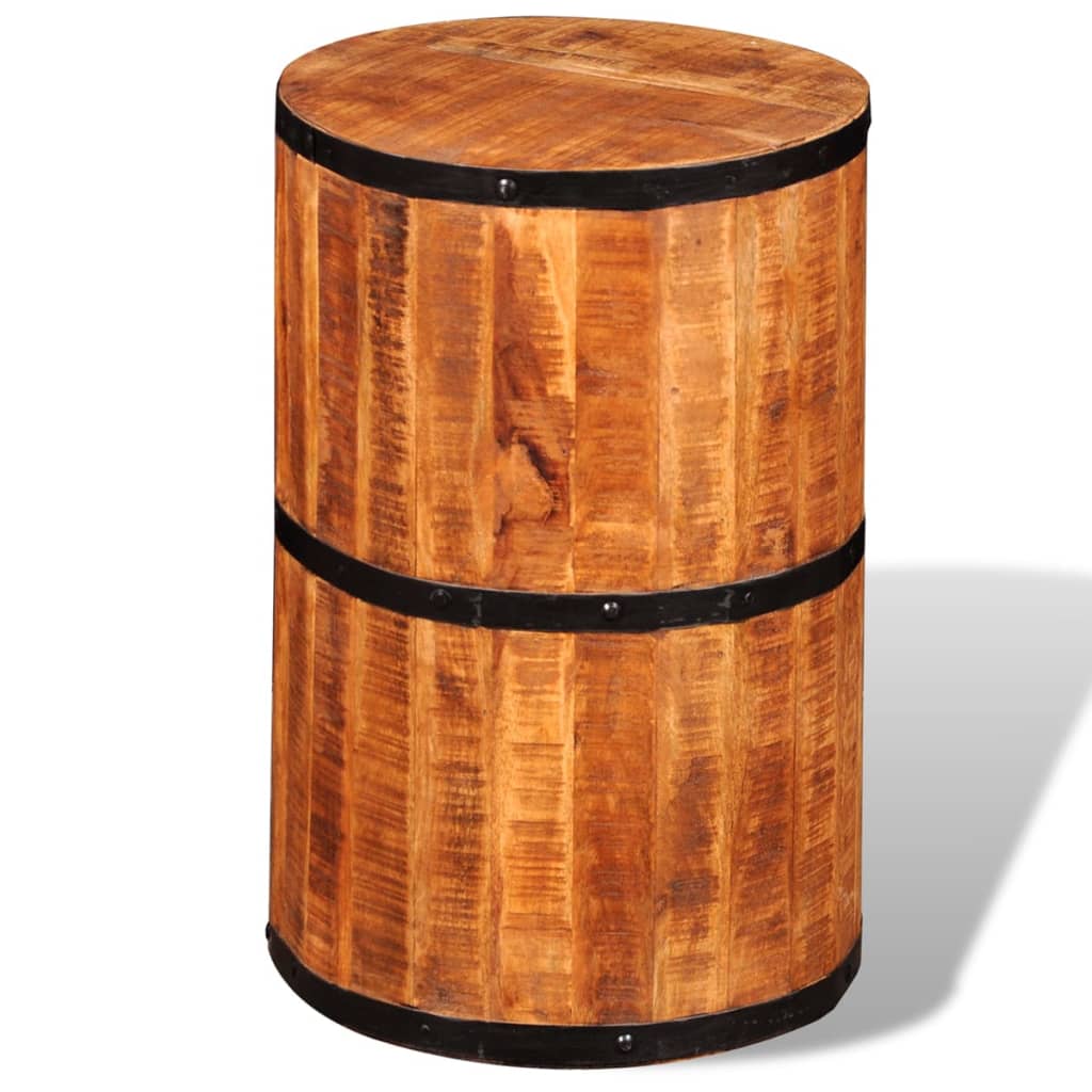 Scaun De Bar Din Lemn De Mango Nefinisat
