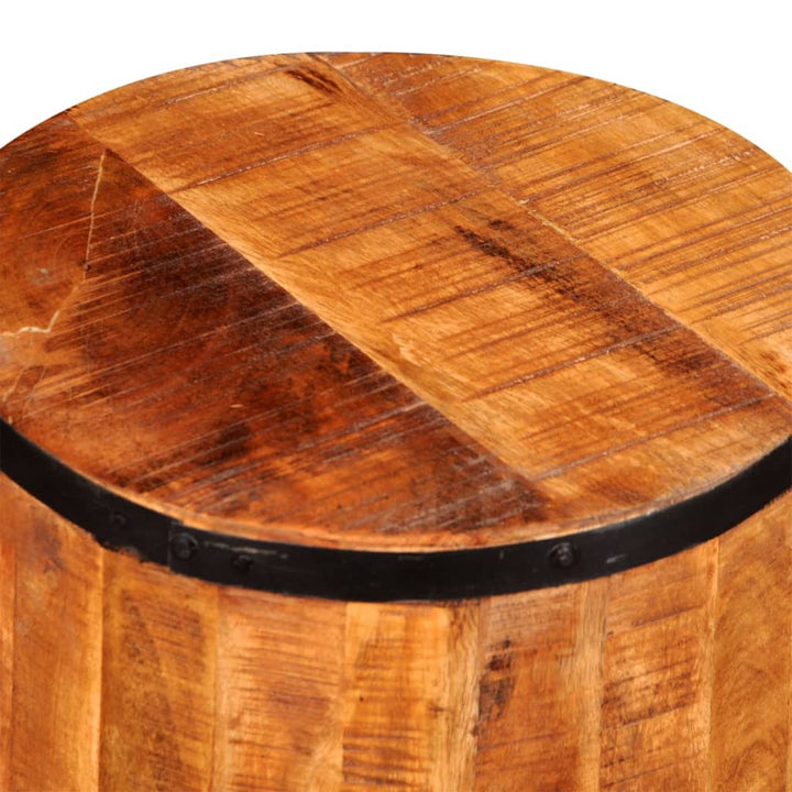 Scaun De Bar Din Lemn De Mango Nefinisat