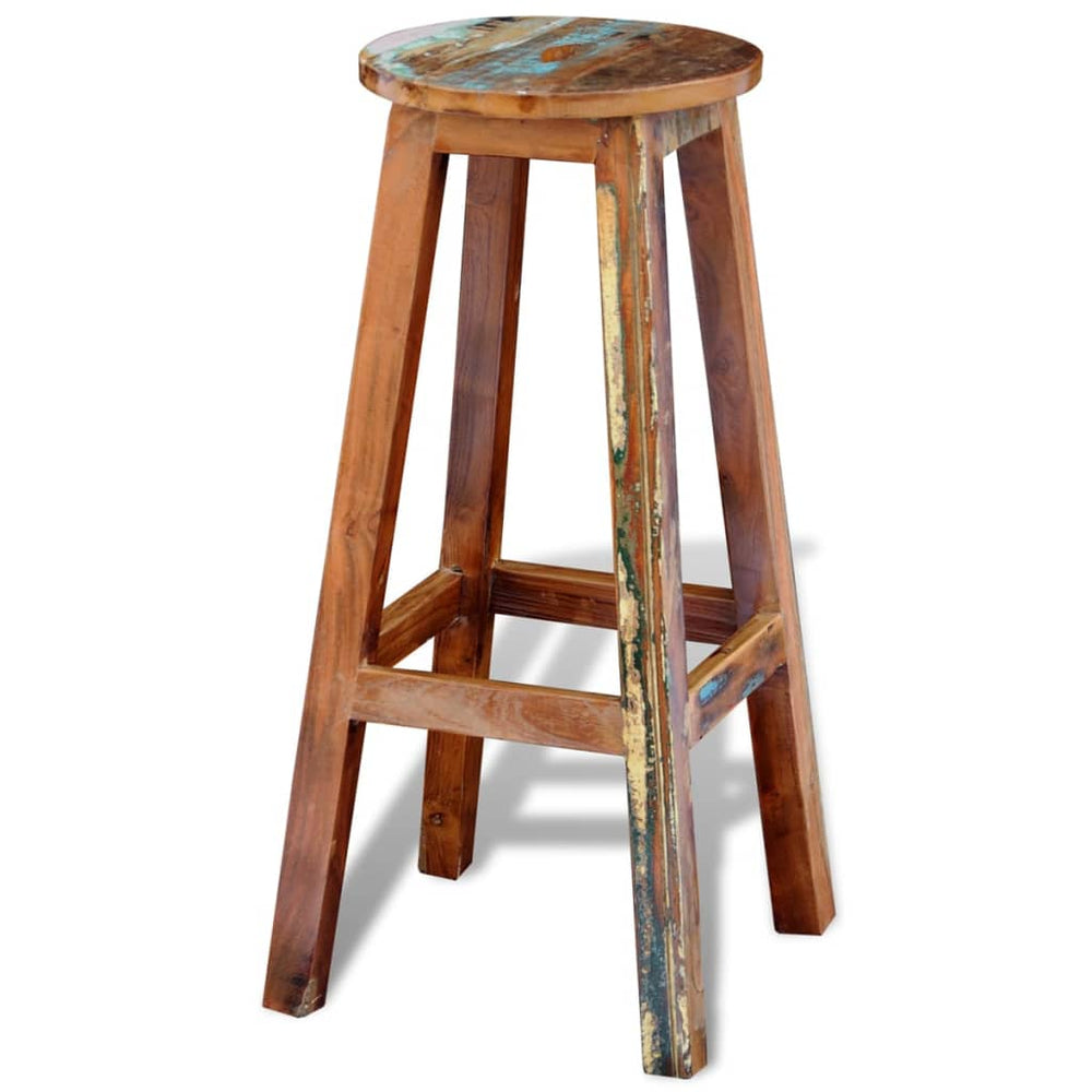 Scaun De Bar, Lemn Masiv Reciclat