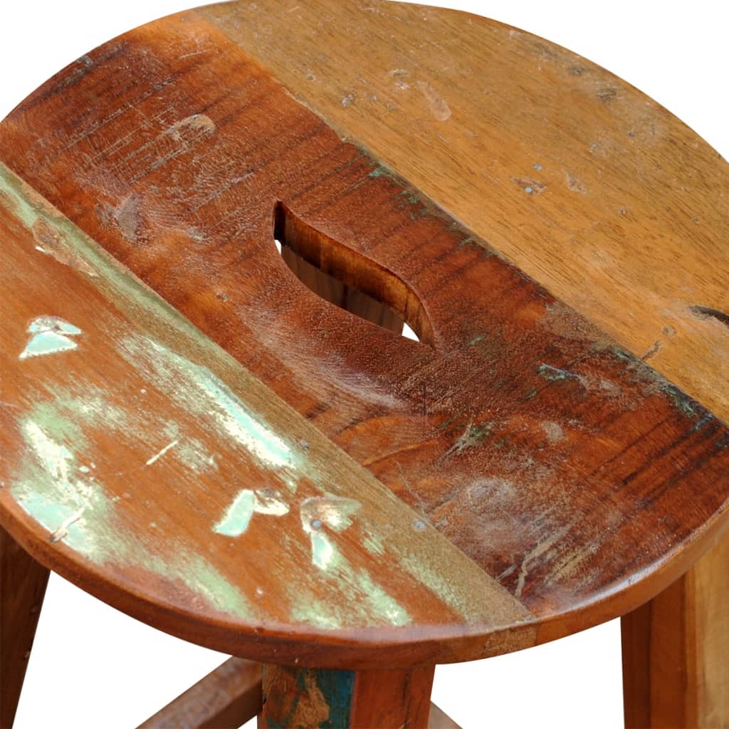 Scaun De Bar, Lemn Masiv Reciclat