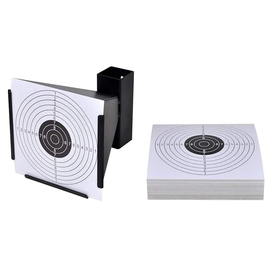 Suport Țintă Tip Pâlnie Colectare Gloanțe 14Cm 100 Ținte Hârtie