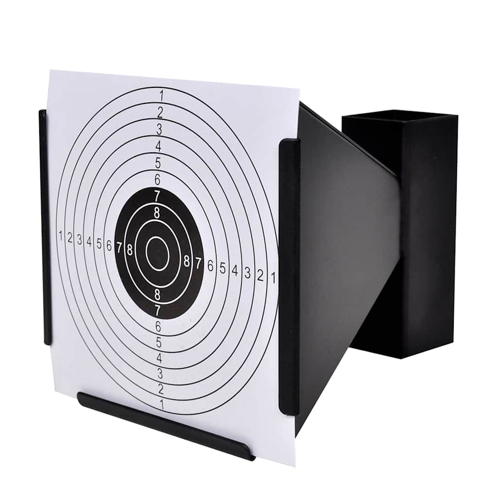 Suport Țintă Tip Pâlnie Colectare Gloanțe 14Cm 100 Ținte Hârtie