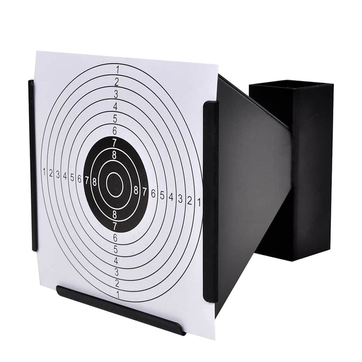 Suport Țintă Tip Pâlnie Colectare Gloanțe 14Cm 100 Ținte Hârtie
