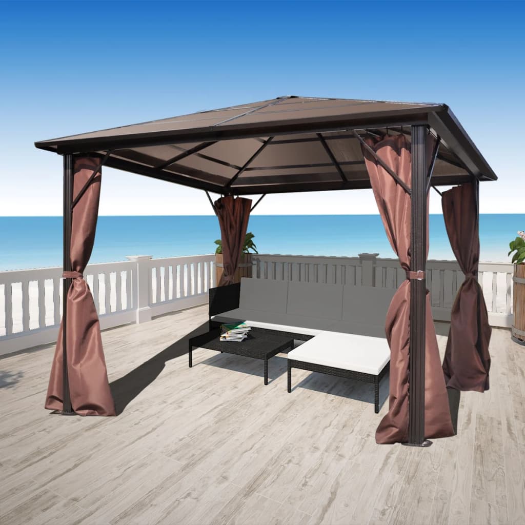 Pavilion Cu Perdea, , Aluminiu,