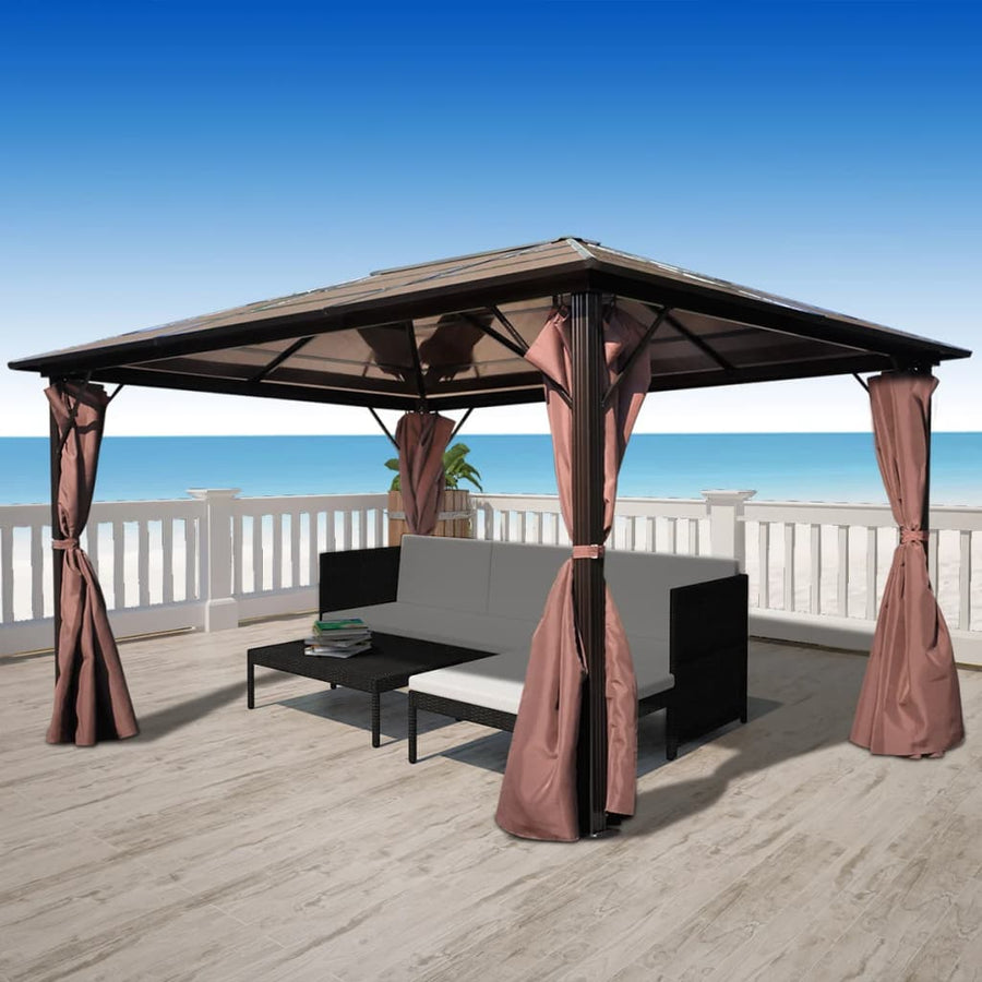 Pavilion Cu Perdea, , Aluminiu,