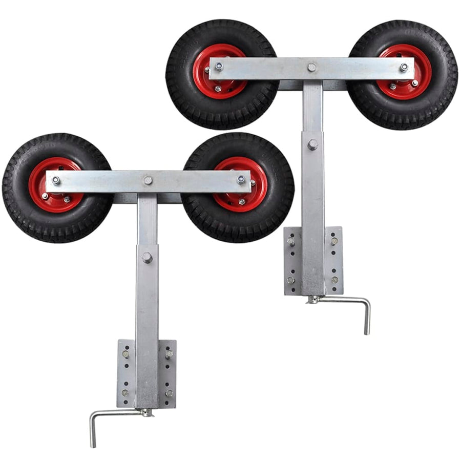 Set Suport Remorcă Pentru Barcă Cu Roți Duble 2 Buc. 59 - 84 Cm
