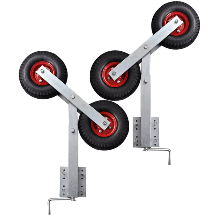 Set Suport Remorcă Pentru Barcă Cu Roți Duble 2 Buc. 59 - 84 Cm