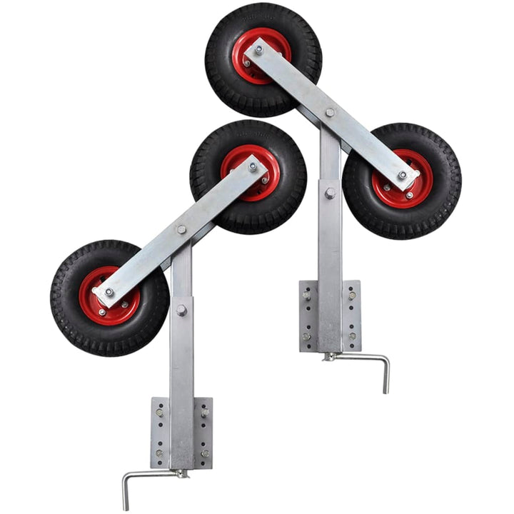 Set Suport Remorcă Pentru Barcă Cu Roți Duble 2 Buc. 59 - 84 Cm