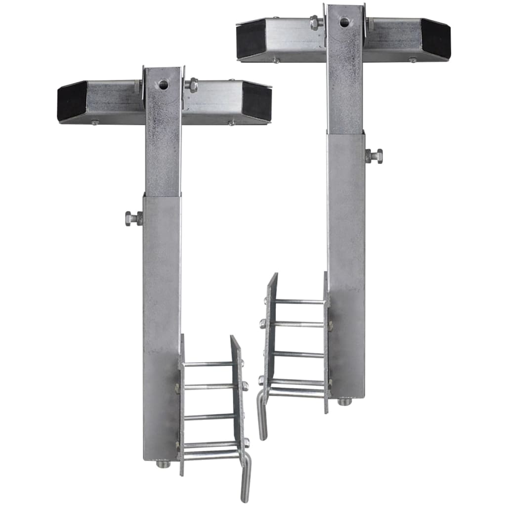 Set De 2 Suporturi Cu Bară Solidă Pentru Remorcă Barcă 63 - 88 Cm