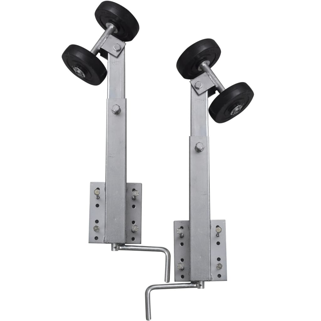 Set Suport Remorcă Pentru Barcă Cu Roți Duble 2 Buc. 59 - 84 Cm