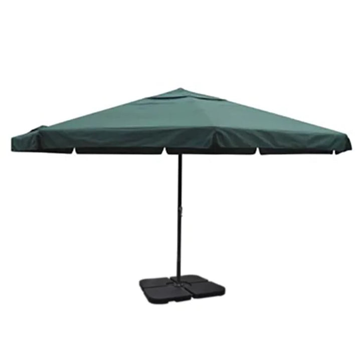 Umbrelă De Soare De Grădină Din Aluminiu, Bază Portabilă,