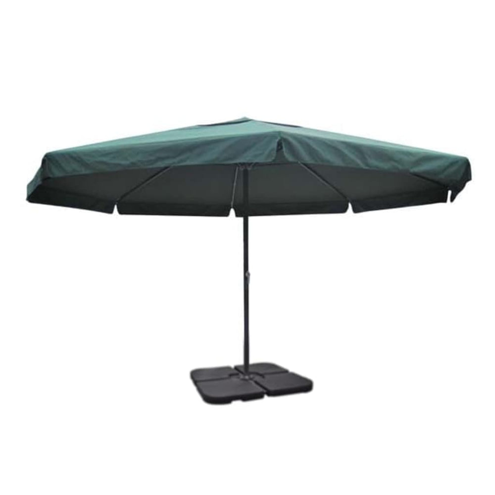 Umbrelă De Soare De Grădină Din Aluminiu, Bază Portabilă,