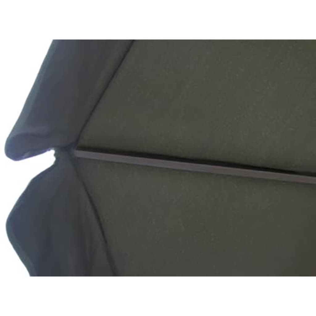 Umbrelă De Soare De Grădină Din Aluminiu, Bază Portabilă,