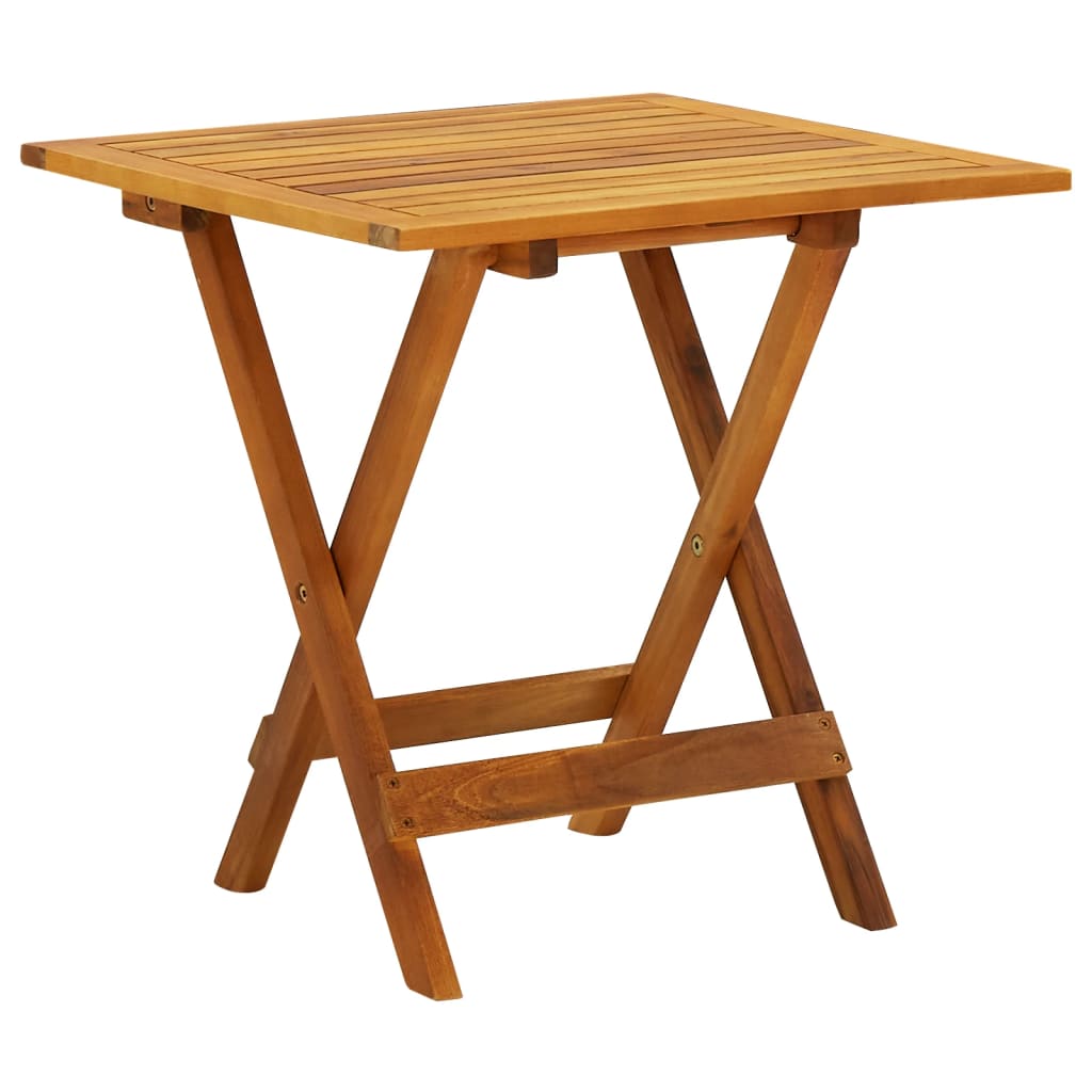 Masă De Grădină Pliabilă, , Ø 46 Cm, Lemn Masiv De Acacia