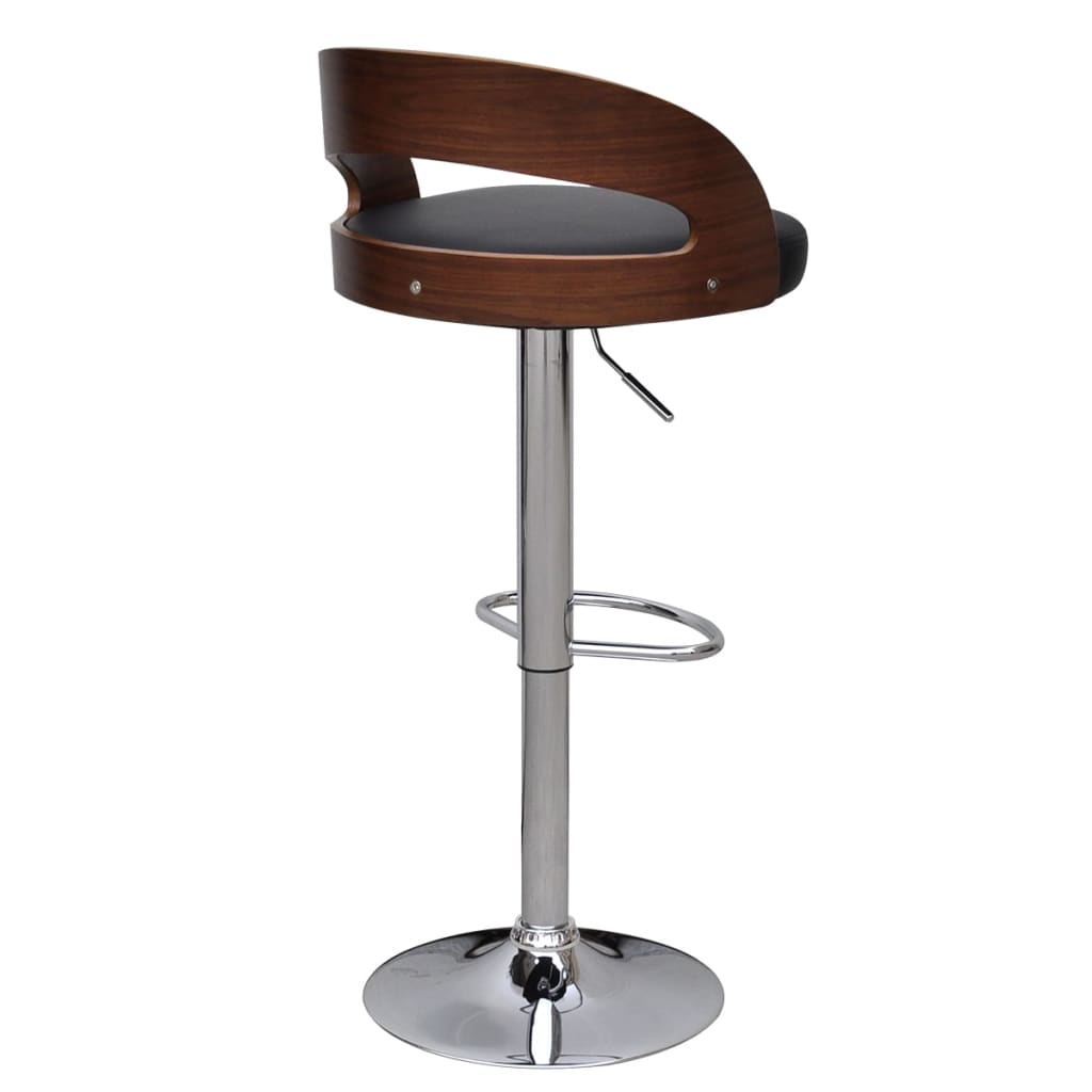 Scaune De Bar, 2 Buc., Lemn Curbat
