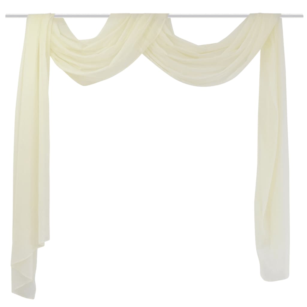 Draperie Transparentă Din Voal,