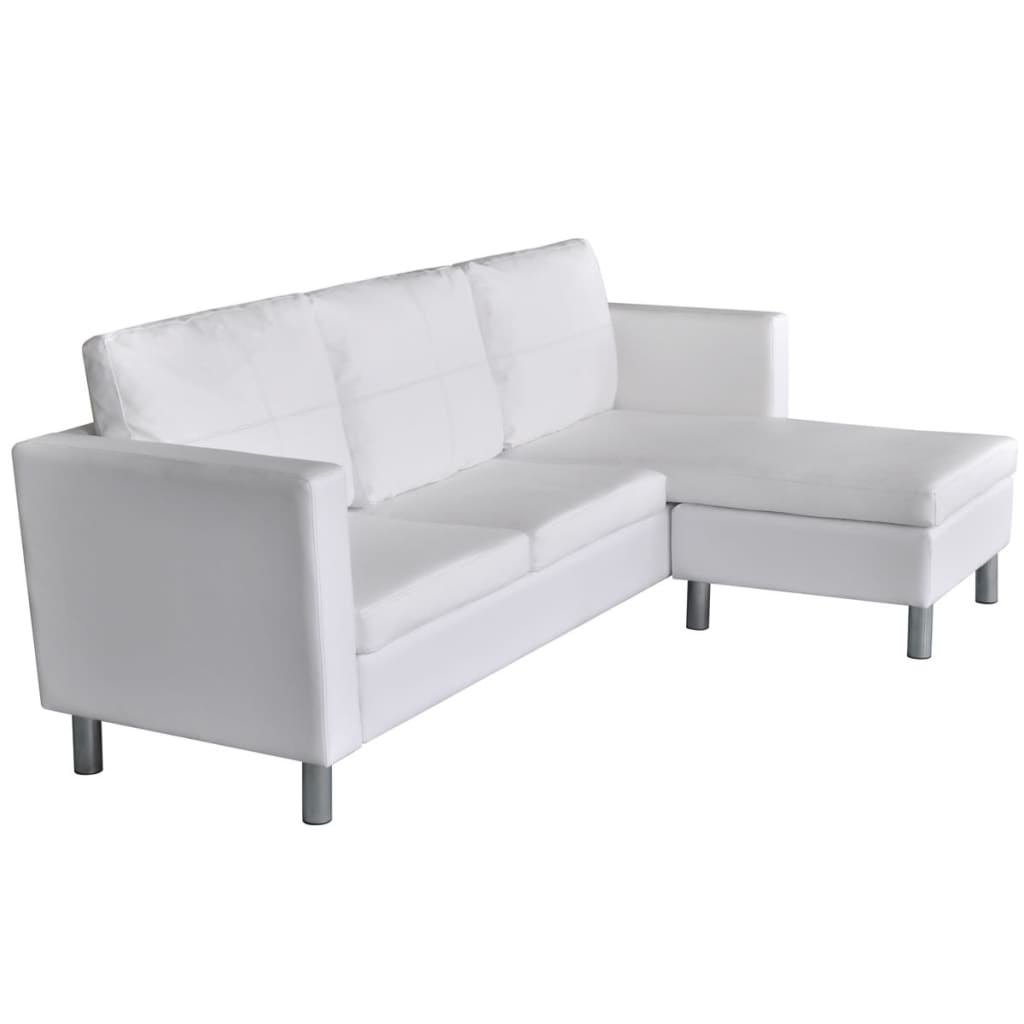 Canapea Modulară Cu 3 Locuri, Piele Artificială,