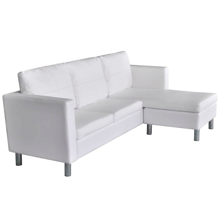 Canapea Modulară Cu 3 Locuri, Piele Artificială,