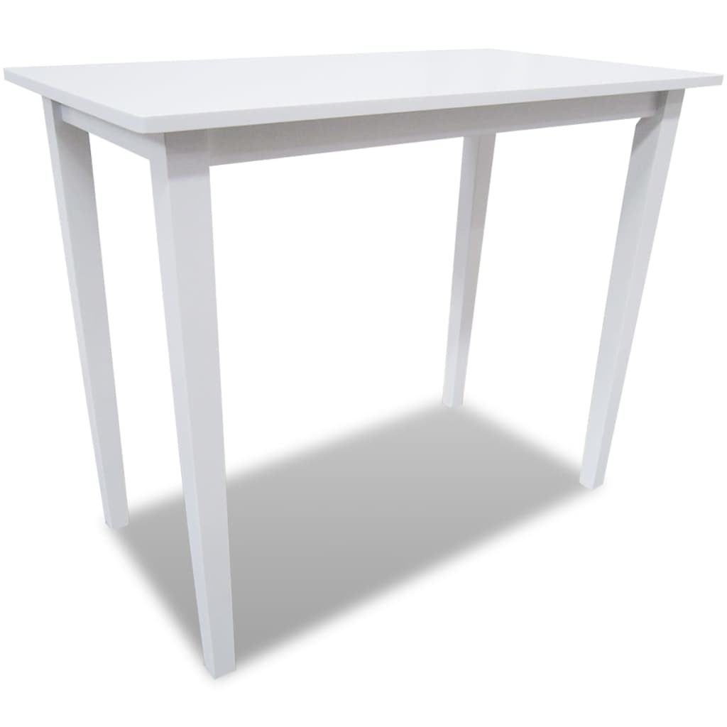 Set Mobilier De Bar Din Lemn, Masă Și 4 Scaune,