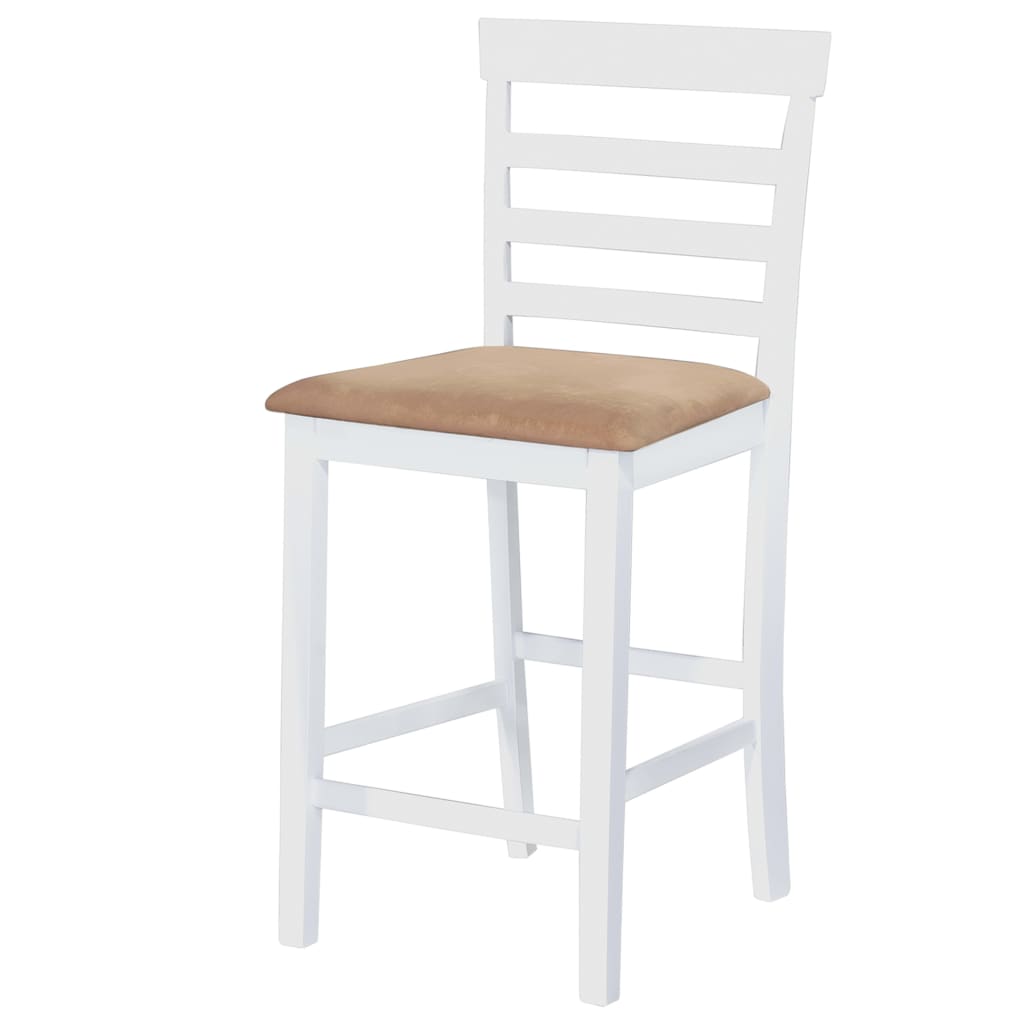 Set Mobilier De Bar Din Lemn, Masă Și 4 Scaune,