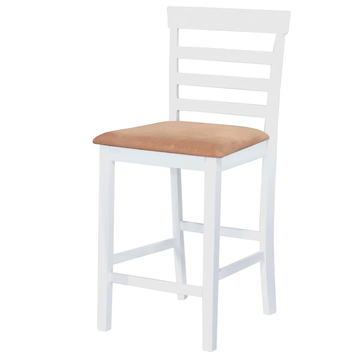 Set Mobilier De Bar Din Lemn, Masă Și 4 Scaune,