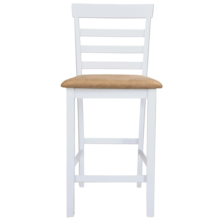 Set Mobilier De Bar Din Lemn, Masă Și 4 Scaune,