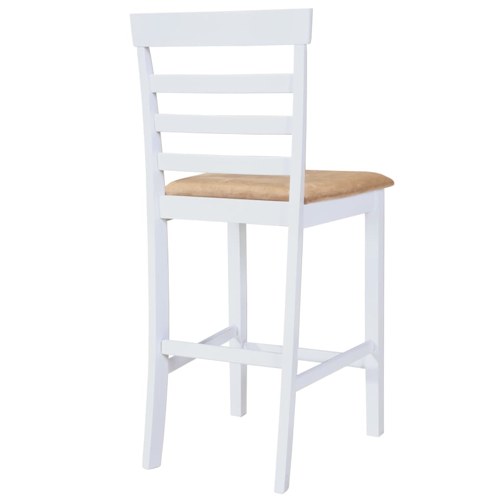 Set Mobilier De Bar Din Lemn, Masă Și 4 Scaune,