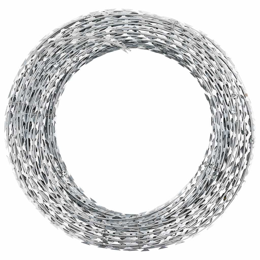 Sârmă Ghimpată Bto-22 Concertina Cu Lame, , Oțel Galvanizat