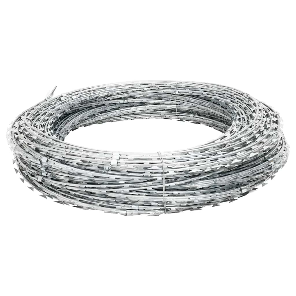 Sârmă Ghimpată Bto-22 Concertina Cu Lame, , Oțel Galvanizat