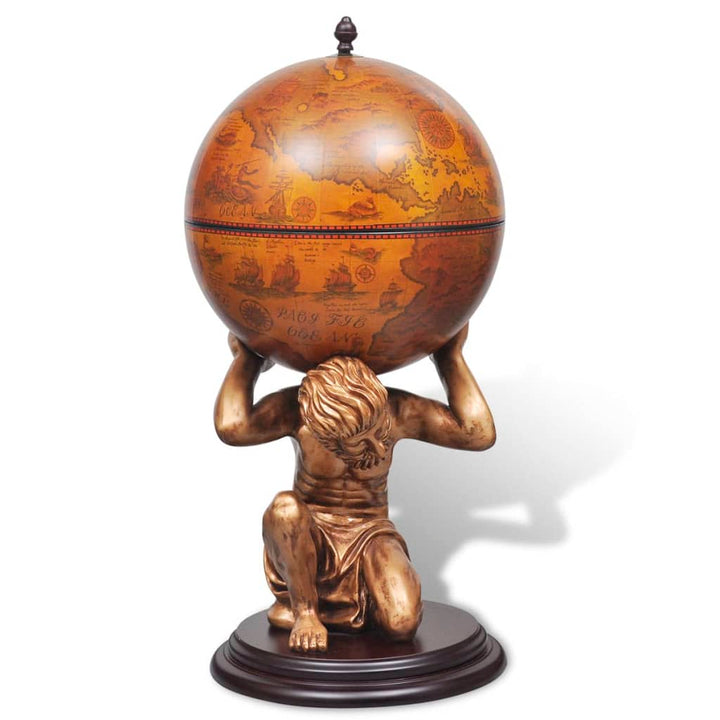 Bar Tip Glob, Suport Sticle De Vin Cu Aspect Atlas 42X42X85 Cm