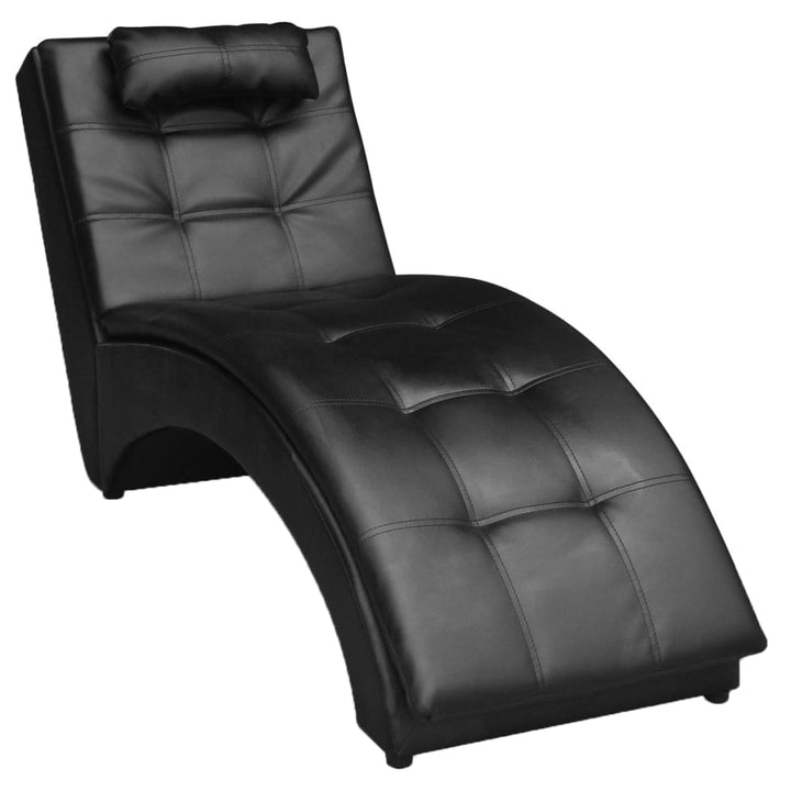 Șezlong Cu Pernă, , Piele Ecologică
