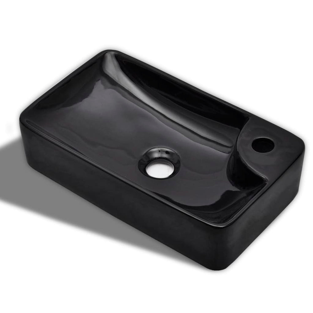 Chiuvetă De Baie Din Ceramică Cu Gaură Pentru Robinet,