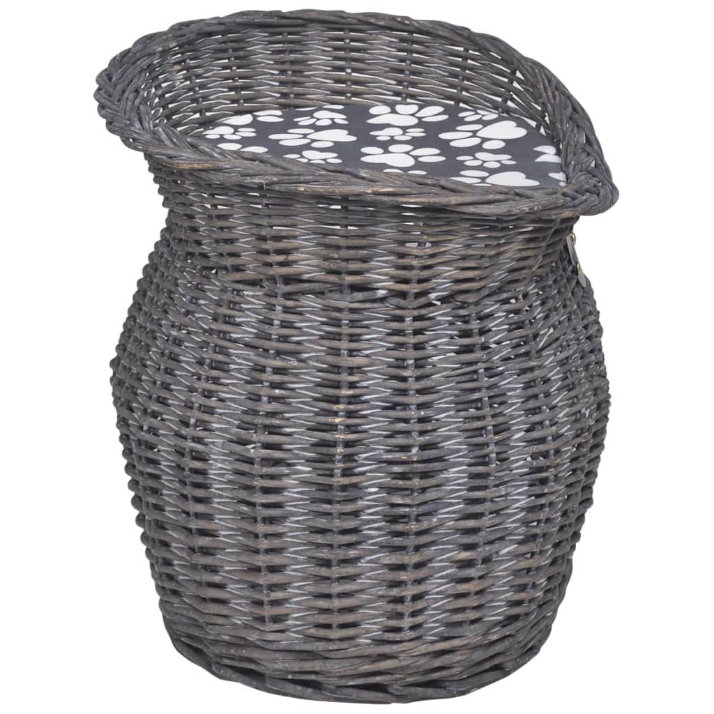 Ansamblu Pentru Pisici/Pat/Stâlp De Zgâriat, Cu Pernă, Răchită