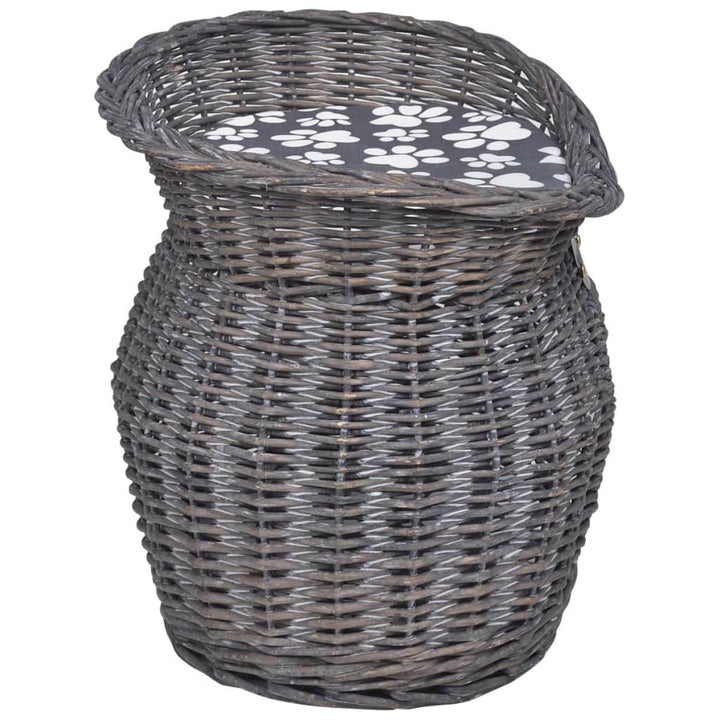 Ansamblu Pentru Pisici/Pat/Stâlp De Zgâriat, Cu Pernă, Răchită