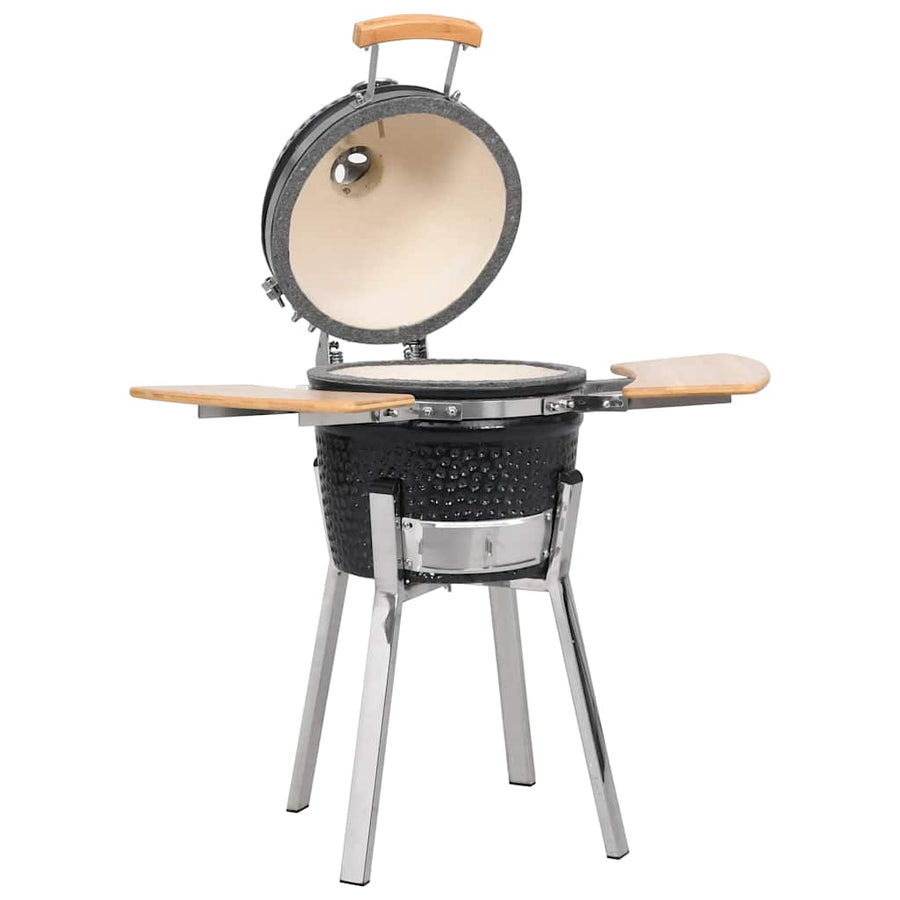 Grătar Kamado Cu Afumătoare Din Ceramică 81 Cm