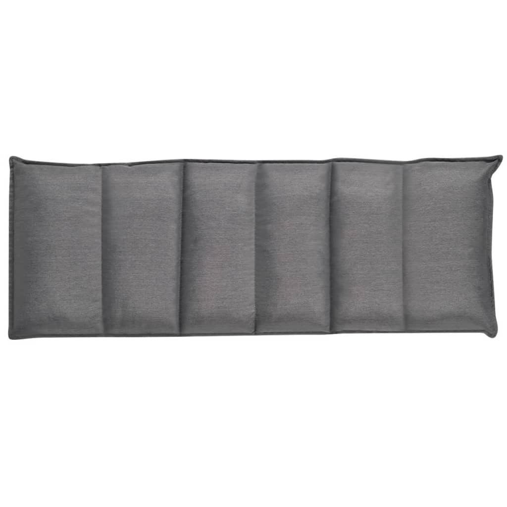 Șezlong De Podea Pliabil, Gri, Material Textil