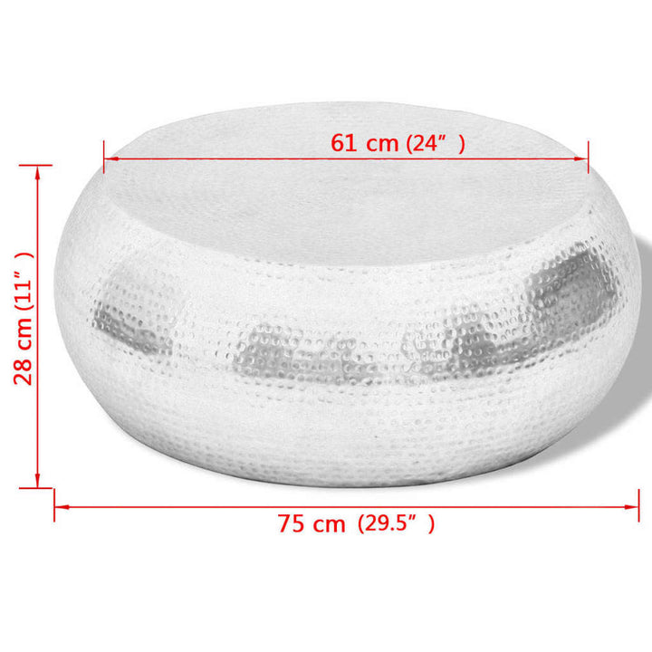 Măsuță De Cafea Din Aluminiu Bătut La Ciocan,
